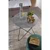 Wohnling design kerek dohányzóasztal, 60 cm, beton