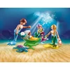PLAYMOBIL MAGIC SELLŐ CSALÁD KAGYLÓ BABAKOCSIVAL 70100