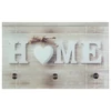 Spiegelprofi Home feliratú fali fogas, 40 cm, üveg