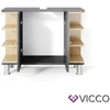 Vicco AQUIS mosdószekrény, 80 cm, antracit-tölgy