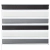 Woltu 70×120 cm sávos roló, dupla róló, zebra roló, 3 színű, fúrás nélkül