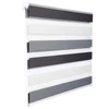Woltu 70×120 cm sávos roló, dupla róló, zebra roló, 3 színű, fúrás nélkül