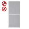 Szúnyogháló ajtó fehér aluminium kerettel120×240