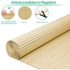 Hengda belátásgátló, átlátásgátló és szélfogó műnád, PVC kerítés lezáró szegéllyel,160x400 cm