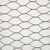 Acél csirkeháló drótkerítés PVC bevonattal, 0,75 m x 25 m, zöld