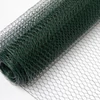 Acél csirkeháló drótkerítés PVC bevonattal, 0,75 m x 25 m, zöld