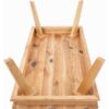 Mutoni tömör tölgyfa dohányzóasztal, 110x60x38 cm, B. kategória