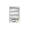 Grandekor sávos roló 75×250 cm, dupla róló, zebra roló, fúrás nélkül, szürke