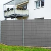 Jarolift belátásgátló, átlátásgátló és szélfogó műnád, PVC kerítés 90 x 400 cm, szürke
