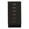 BISLEY – MultiDrawer™ acél fiókos tároló, fekete, B. kategória