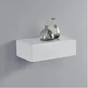 [en.casa]® Fali éjjeliszekrény 1 fiókkal 46 x 30 x 15 cm, fényes fehér