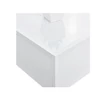 [en.casa]® Fali éjjeliszekrény 1 fiókkal 46 x 30 x 15 cm, fényes fehér