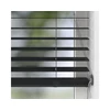 Soluna alumínium reluxa 100×180 cm, 50 mm lamellaszélesség, fekete