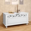 Casaria Jersey MDF tárolóláda, pad, 80x40x48 cm, fehér