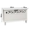 Casaria Jersey MDF tárolóláda, pad, 80x40x48 cm, fehér