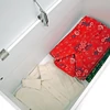 Casaria Jersey MDF tárolóláda, pad, 80x40x48 cm, fehér