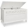 Casaria Jersey MDF tárolóláda, pad, 80x40x48 cm, fehér