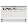Casaria Jersey MDF tárolóláda, pad, 80x40x48 cm, fehér