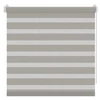 Decosol 90x190 cm sávos roló, dupla roló, zebra roló fúrás nélkül, szürke