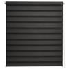 Solroyal 60 X 150 cm sávos roló, dupla roló, zebra roló, fúrás nélkül, fekete