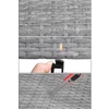 Casaria polyrattan kerti pad, szürke, 122 cm