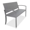 Casaria polyrattan kerti pad, szürke, 122 cm