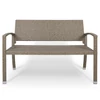 Casaria polyrattan kerti pad, krém, 122 cm