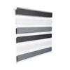 Woltu 85×150 cm sávos roló, dupla róló, zebra roló, 3 színű, fúrás nélkül