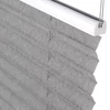Woltu 70×130 cm gyűrt feszített pliszé, fúrás nélkül, szürke