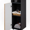 Vicco Irma midi szekrény, 95 cm, antracit-tölgy