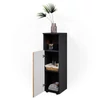 Vicco Irma midi szekrény, 95 cm, antracit-tölgy