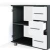 Vicco Ilias mosdószekrény, 60 cm, antracit-fehér