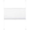  Woltu 70×130 cm gyűrt feszített pliszé, fúrás nélkül, fehér