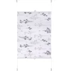 Woltu 65x130 cm feszített pliszé, fúrás nélkül, szürke ág mintával