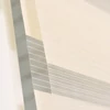 Woltu 45x150 cm sávos roló, dupla roló, zebra roló, fúrás nélkül, natúr