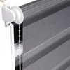 Woltu 85 X 220 cm sávos roló, dupla roló, zebra roló, fúrás nélkül, sötétszürke