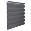 Woltu 85 X 220 cm sávos roló, dupla roló, zebra roló, fúrás nélkül, sötétszürke
