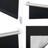 Woltu 120×210 cm hőszigetelő roló, fúrás nélkül, fekete