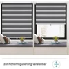 Woltu 70×130 cm rugós sávos roló, fúrás nélkül, vezeték nélkül, sötétszürke