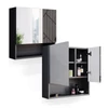 Vicco Irma türkös szekrény, 54x55x16,5 cm, magasfényű antracit