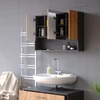Vicco "Irma" tükrös szekrény 80 cm, antracit-tölgy