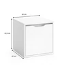 Vicco Ruben cipőpad, fehér, 40 cm