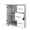 Vicco Ilias mosdószekrény, 60 cm, fehér / beton