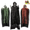 Halloween függő csontváz szellem dekoráció szett, 3 db-os, B. kategória