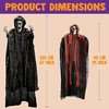 Halloween függő csontváz szellem dekoráció szett, 3 db-os, B. kategória