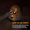 Halloween zombi dekoráció villogó szemekkel, hanggal