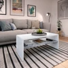 Vicco dohányzóasztal 100 cm, fehér-beton