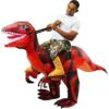 Spooktacular felfújható dinoszaurusz hátán jelmez, felnőtt egy méretes