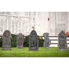 Halloween sírkő dekoráció szett, 5 db-os
