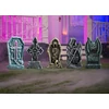 Halloween sírkő dekoráció szett, 5 db-os